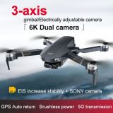 JJRC X20 6K GPS 5G WIFI FPV RC Drone sin escobillas con cardán de 3 ejes Cámara dual 27 minutos Tiempo de vuelo RTF – Una batería