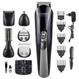 Kemei Km-600 11 In 1 Multifunctional Electric Hair Clipper Beard Trimmer – Black