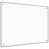 Placa para salpicaduras de cocina Transparente 80×60 cm Vidrio templado