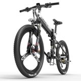 Bicicleta eléctrica LANKELEISI XT750 versión deportiva blanca