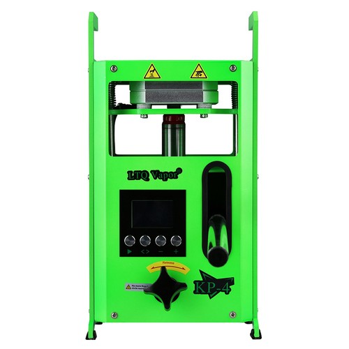 Máquina de prensado en caliente de resina KP-4 Placa de aluminio sólido de doble calentamiento con función de control de temperatura - Verde