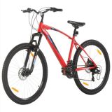 Bicicleta de Montaña 21 Velocidades 29 pulgadas Rueda 48 cm Cuadro Rojo