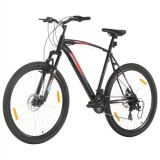 Bicicleta de Montaña 21 Velocidades 29 pulgadas Rueda 53 cm Cuadro Negro