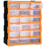 Organizador de varios cajones con 18 cajones intermedios 38x16x47 cm