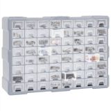 Organizador de varios cajones con 64 cajones 52x16x37,5 cm