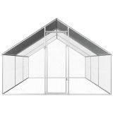 Jaula para Pollos Exterior 2,75x6x1,92 m Acero Galvanizado