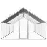 Jaula para Pollos Exterior 2,75x8x1,92 m Acero Galvanizado