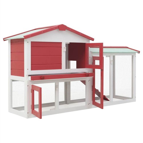 Outdoor-Large-Rabbit-Hutch-Red-and-White-145x45x85-cm-Wood-448747-1._w500_