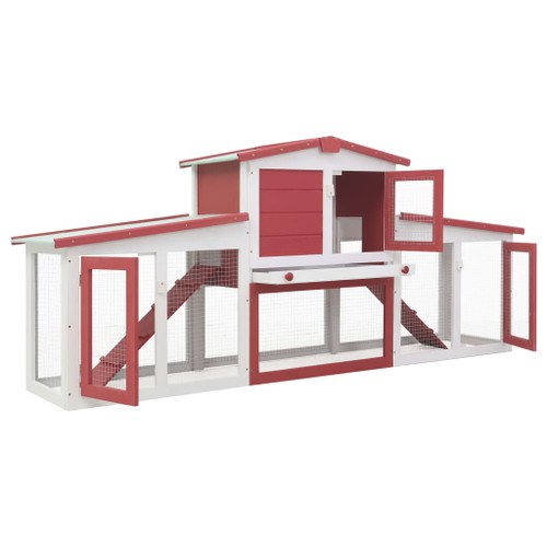 Outdoor-Large-Rabbit-Hutch-Red-and-White-204x45x85-cm-Wood-433815-1._w500_