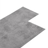 Planchas de PVC para suelos 4,46 m² 3 mm Marrón cemento