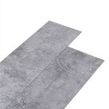 Planchas de PVC para suelos 4,46 m² 3 mm Gris cemento