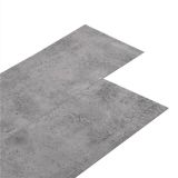 Planchas de PVC para suelo 4,46 m² 3 mm Autoadhesivo Marrón cemento