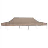 Techo Carpa Fiesta 6×3 m Taupe 270 g / m²