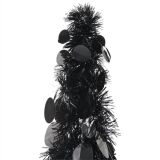 Árbol de Navidad artificial emergente Negro 120 cm PET