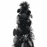 Árbol de Navidad artificial emergente Negro 150 cm PET