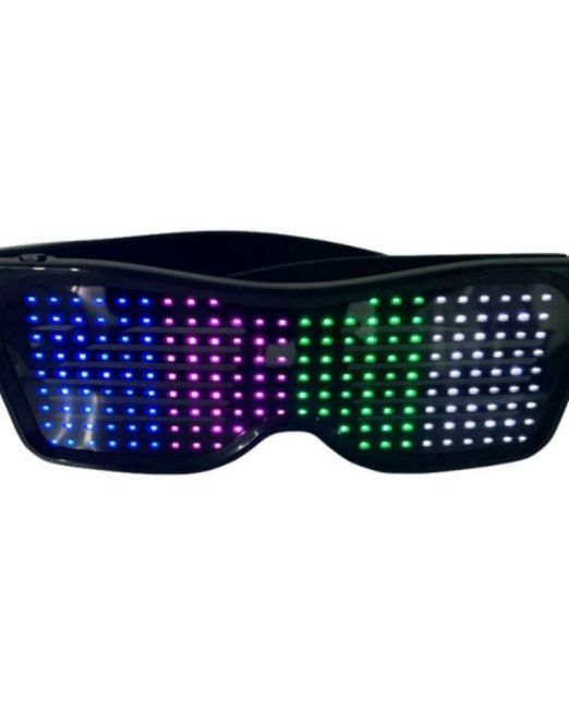 Rechargeable-LED-Bluetooth-Glasses-Black-Frame-Four-Colors-426800-0