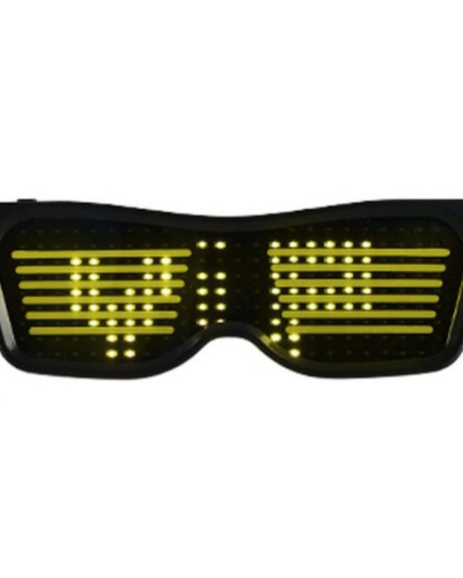 Rechargeable-LED-Light-Emitting-Bluetooth-Glasses-Black-Frame-Yellow-426798-0