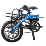 Rich Bit TOP 618 Bicicleta eléctrica urbana plegable 14'' 250W Motor 7.5 Ah Batería 35km/h Velocidad máxima 40km Alcance – Azul