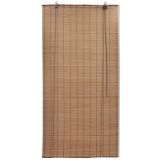 Estor enrollable Bambú 150×160 cm Marrón