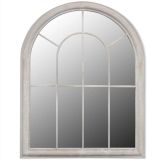 Espejo de jardín rústico de arco 69×89 cm para uso interior y exterior