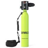 SMACO S300 0.5L Mini Tanque de Buceo 5-7 Minutos Tiempo de Uso con Bomba Manual – Verde