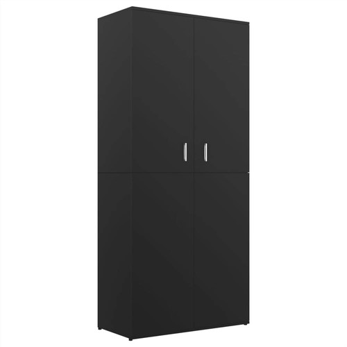 Shoe-Cabinet-Black-80x39x178-cm-Chipboard-452020-1._w500_