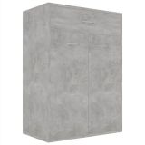 Zapatero gris cemento 60x35x84 cm aglomerado