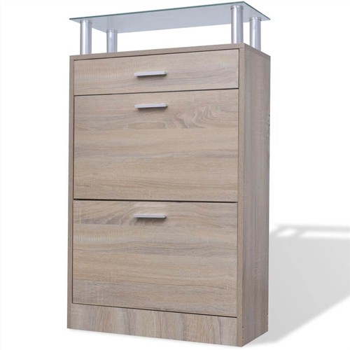 Shoe-Cabinet-with-a-Drawer-and-a-Top-Glass-Shelf-Wood-Oak-Look-446183-1._w500_