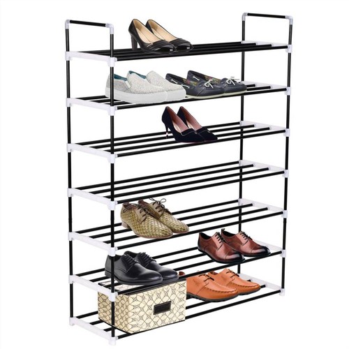 Shoe-Rack-with-7-Shelves-Metal-and-Plastic-Black-447350-1._w500_
