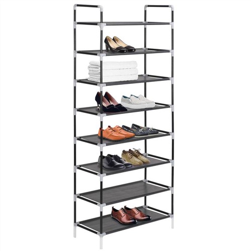 Shoe-Rack-with-8-Shelves-Metal-and-Non-woven-Fabric-Black-452229-1._w500_