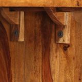 Aparador / escritorio de madera maciza de sheesham marrón