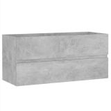 Mueble para lavabo de aglomerado gris cemento 100×38,5×45 cm