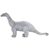 Peluche de pie Brachiosaurus Dinosaur Grey XXL