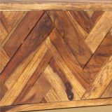 Mueble para TV 140x30x45 cm de madera maciza de sheesham