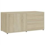 Mueble TV Roble Sonoma 80x34x36 cm Aglomerado