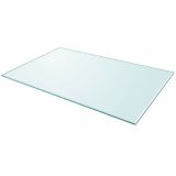 Tablero de mesa de vidrio templado rectangular 1000×620 mm