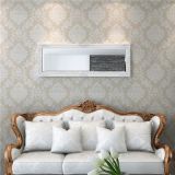 Espejo de pared estilo barroco 140×50 cm blanco