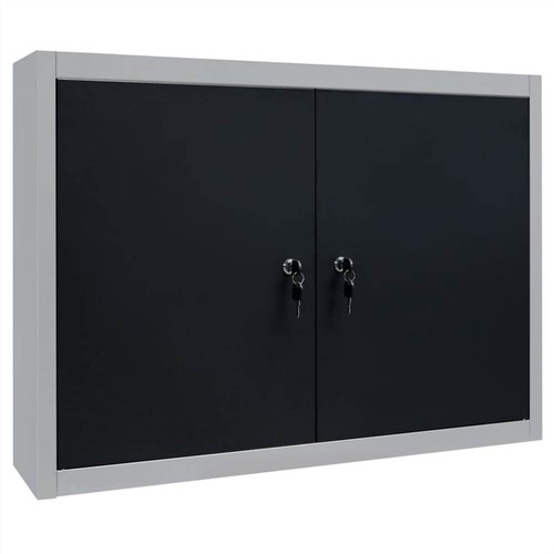 Wall-Mounted-Tool-Cabinet-Industrial-Style-Metal-Grey-and-Black-436697-1._w500_