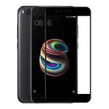 Negro Xiaomi Mi 5X Película de vidrio 0.26mm 2.5D Arco Borde a prueba de explosiones Película de la pantalla