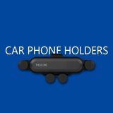 Soporte de teléfono de coche 360-Degree Rotación Gravity Air Vent Mount Car para teléfonos inteligentes 4.7-6.5 Inch – Rojo