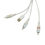 Nuevo cable AV compuesto para iPhone 4 4S 3G 3GS iPod Touch – Blanco