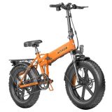 Engwe EP-2 Pro 2022 Versión 750W Bicicleta eléctrica plegable Fat Tire 13Ah Batería 35km / h Velocidad máxima 100km Alcance – Naranja