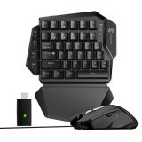 GameSir VX E-sports AimSwitch Juego inalámbrico 2.4G Combo de ratón para teclado para PS4 / NS / Xbox / PC / teléfono Android – Negro