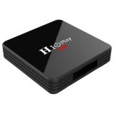 H10 Play Allwinner H6 Android 9 0 6K TV Box 4GB 32GB USB3 0 WiFi LAN Youtube Netflix AirPlay – Negro.