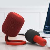 Xiaomi iK8 Karaoke HiFi Stereo Speaker Micrófono Set 3 Cable de audio de 5 mm Batería de 5200mAh – Rojo.