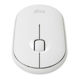 Logitech Pebble Wireless Mouse Bluetooth 2 4GHz Mute Dual Modes Portable para PC portátil – Blanco.