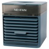 Ventilador de aire acondicionado multifuncional portátil de mano NexFan azul