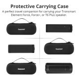 Funda protectora duradera y duradera de Tronsmart Funda protectora de viaje para Element Force Force T6 Plus Altavoces Bluetooth.