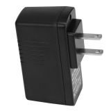 USB2.0 5V / 2A cargador de enchufe de EE.UU. – Negro