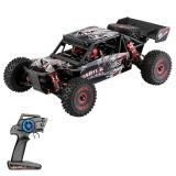 Wltoys 124016 1/12 2.4G 4WD 75km / h Chasis de metal Sin escobillas Off-Road Desert Truck RC Car